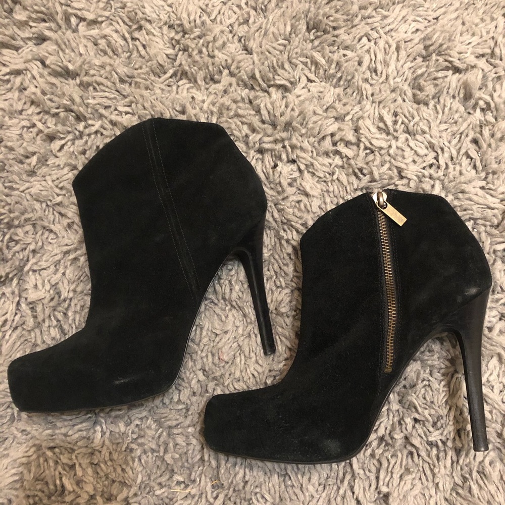 JESSICA SIMPSON | BLACK HEEL SUEDE BOOTS | SIZE9.5
